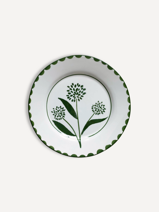 Adelia Hand-Painted Ceramic Dessert Plate