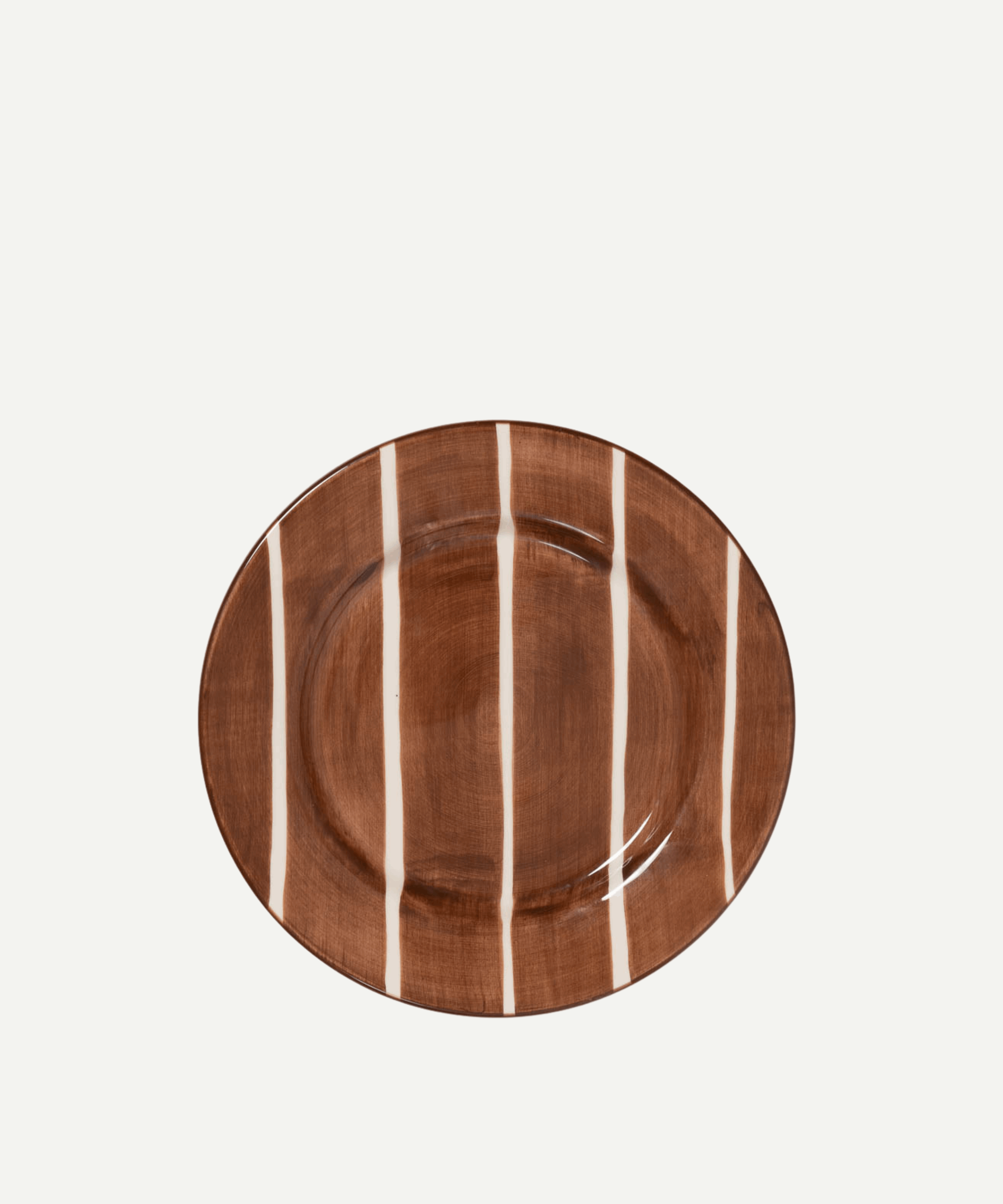 Breakfast Hand Painted Dessert Plate - Set of 4