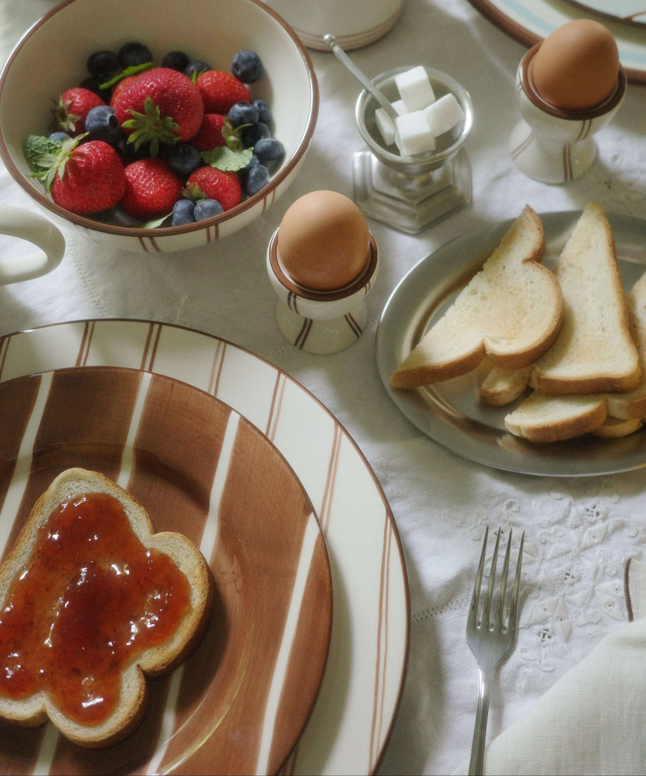Pajama Hand Painted Egg Cup - Set of 4