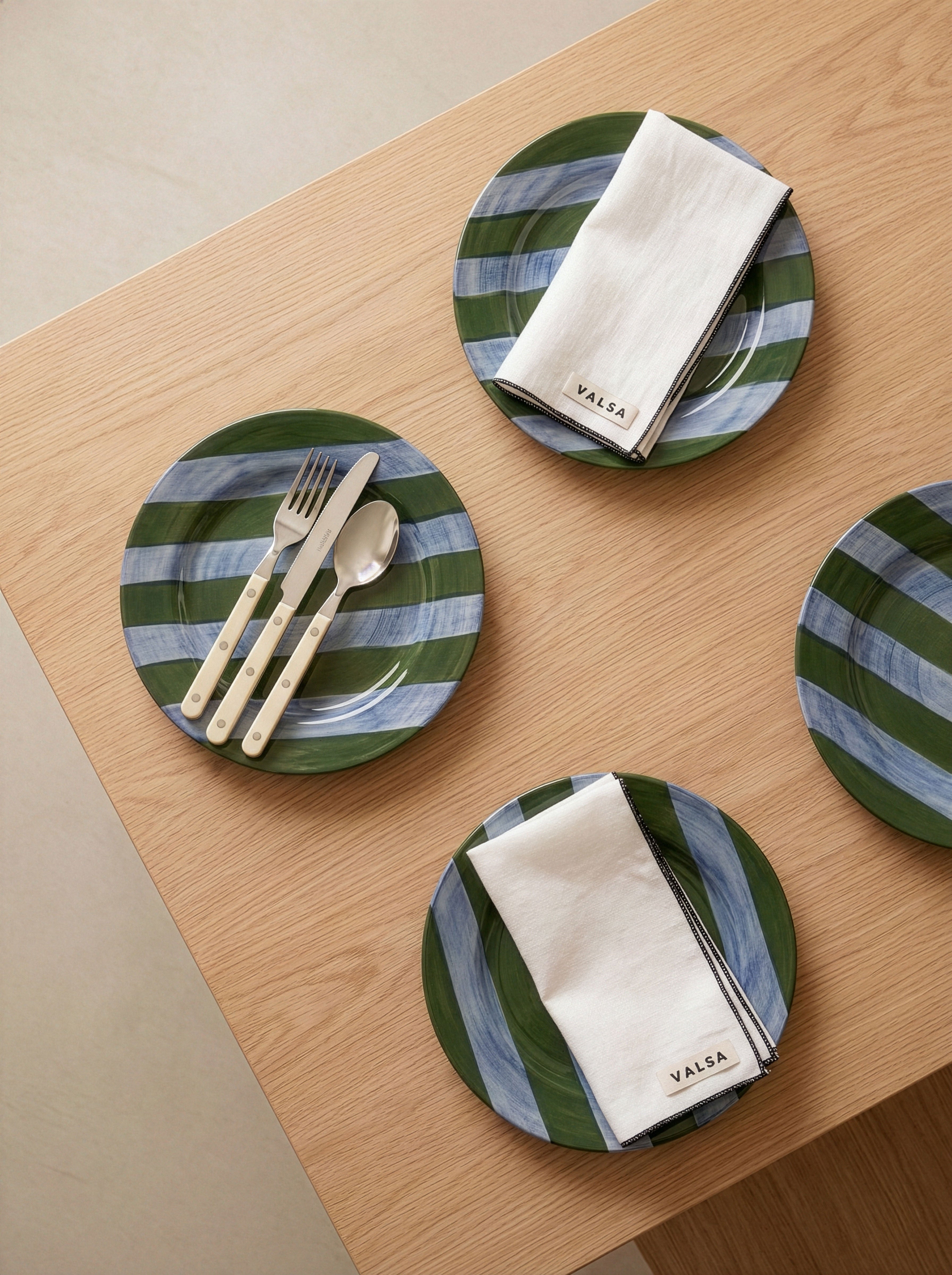 Set of 4 Linen Napkins - Sea Salt