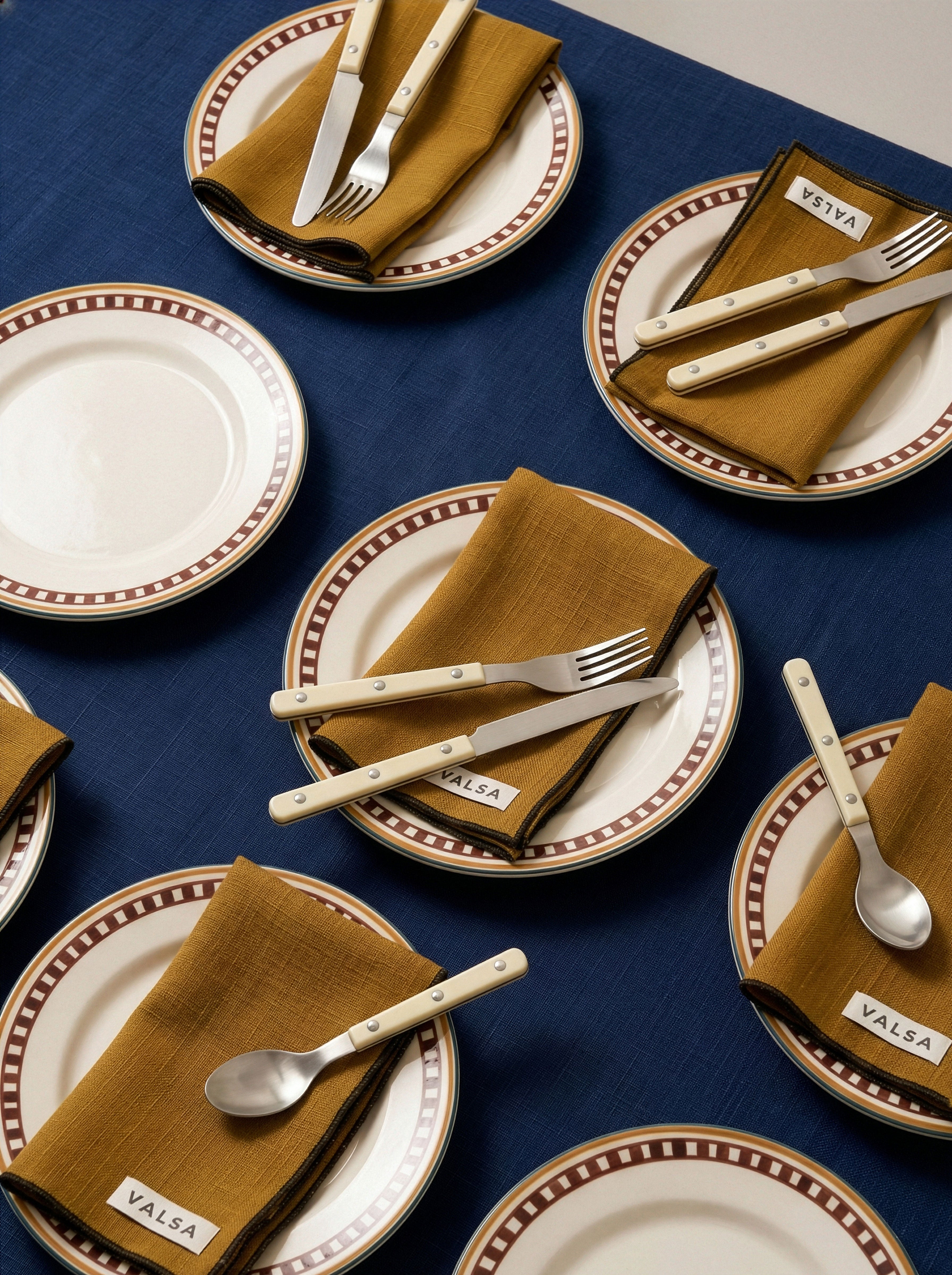 Set of 4 Linen Napkins - Turmeric