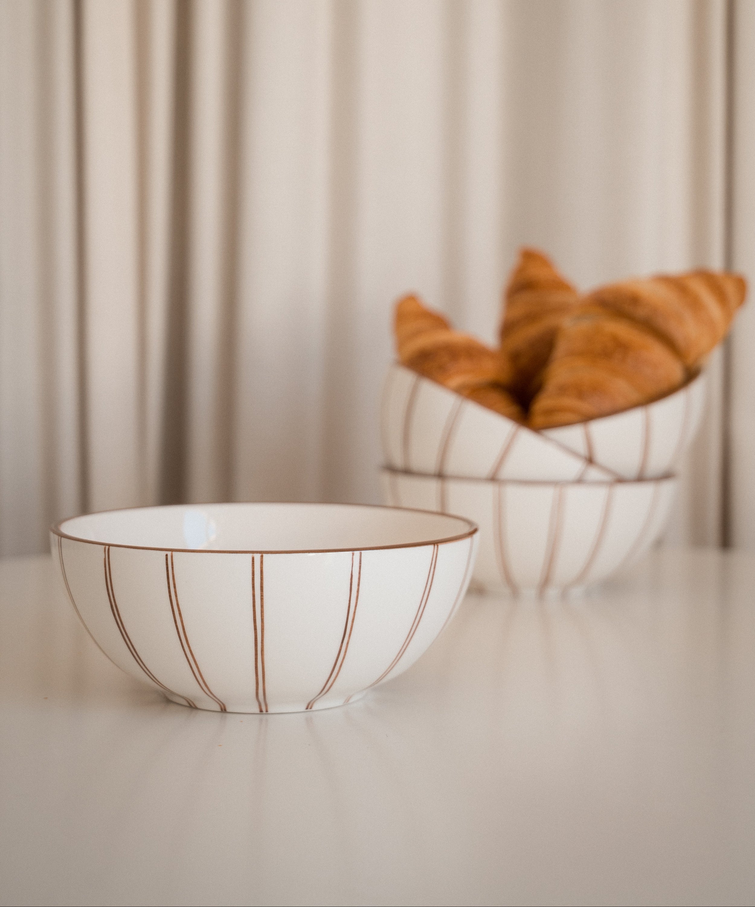 Pajama Hand Painted Cereal Bowl - Set of 2
