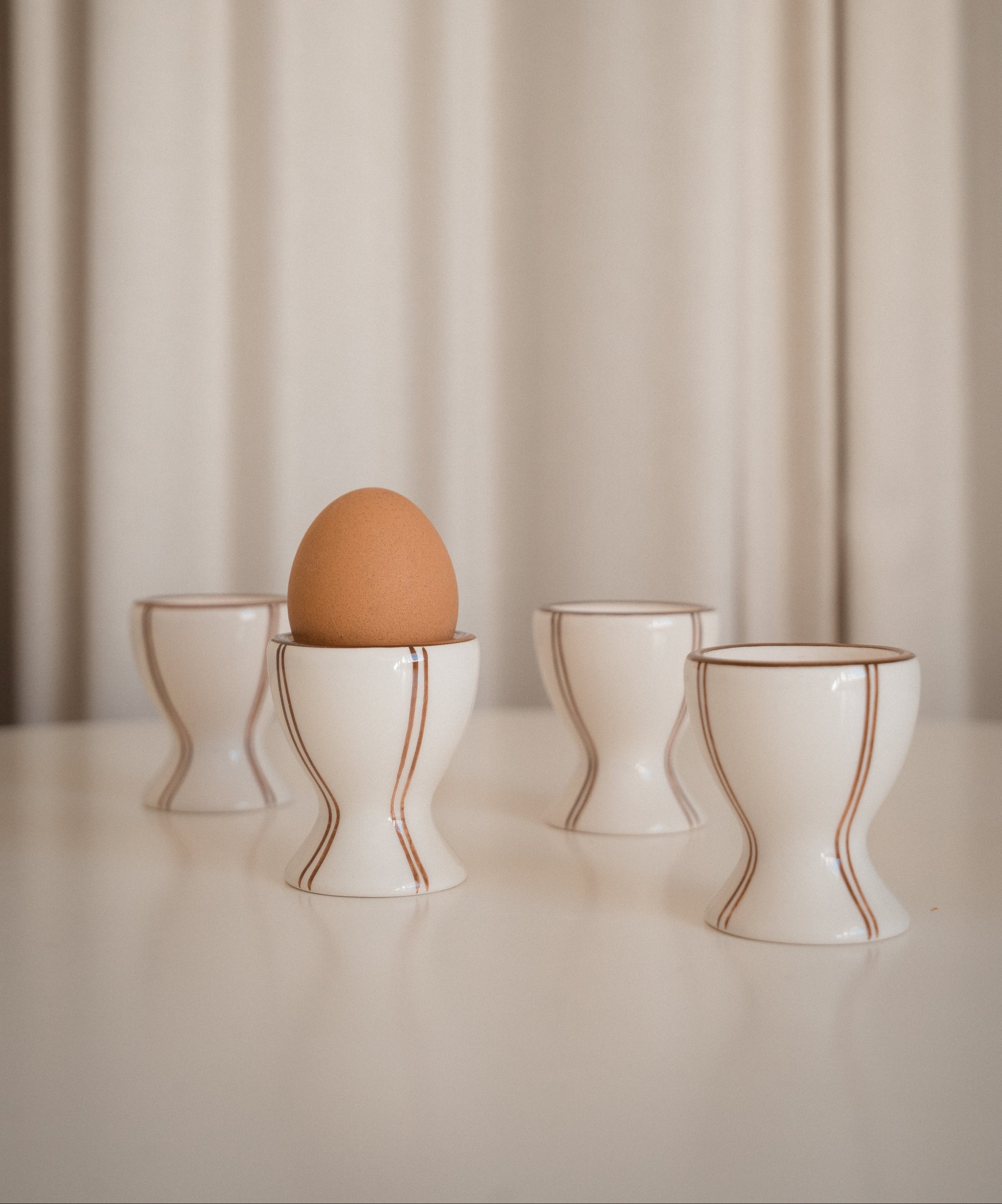 Pajama Hand Painted Egg Cup - Set of 4