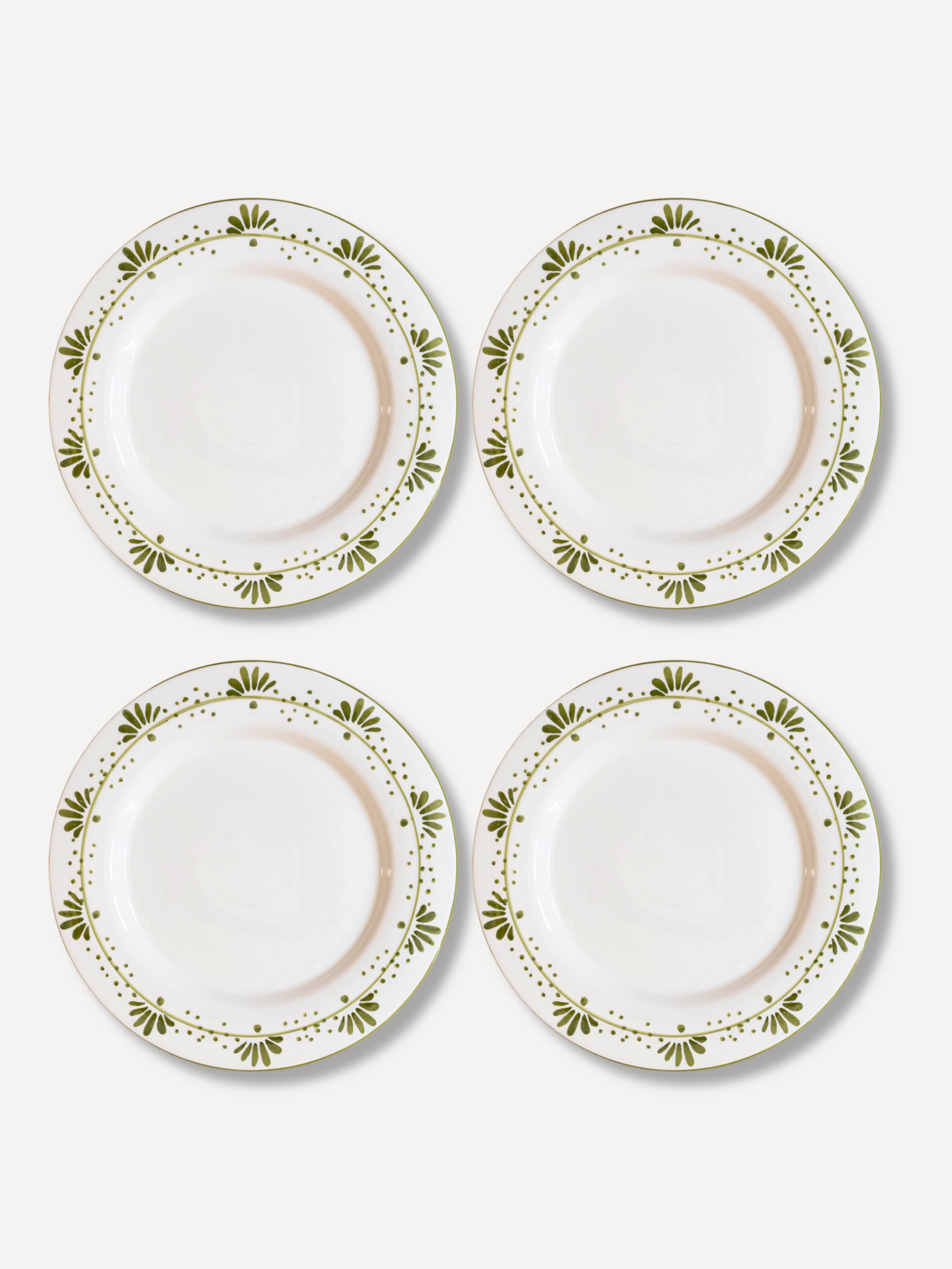 Sina Hand-Painted Dinner Plate - Valsa Home- Tableware