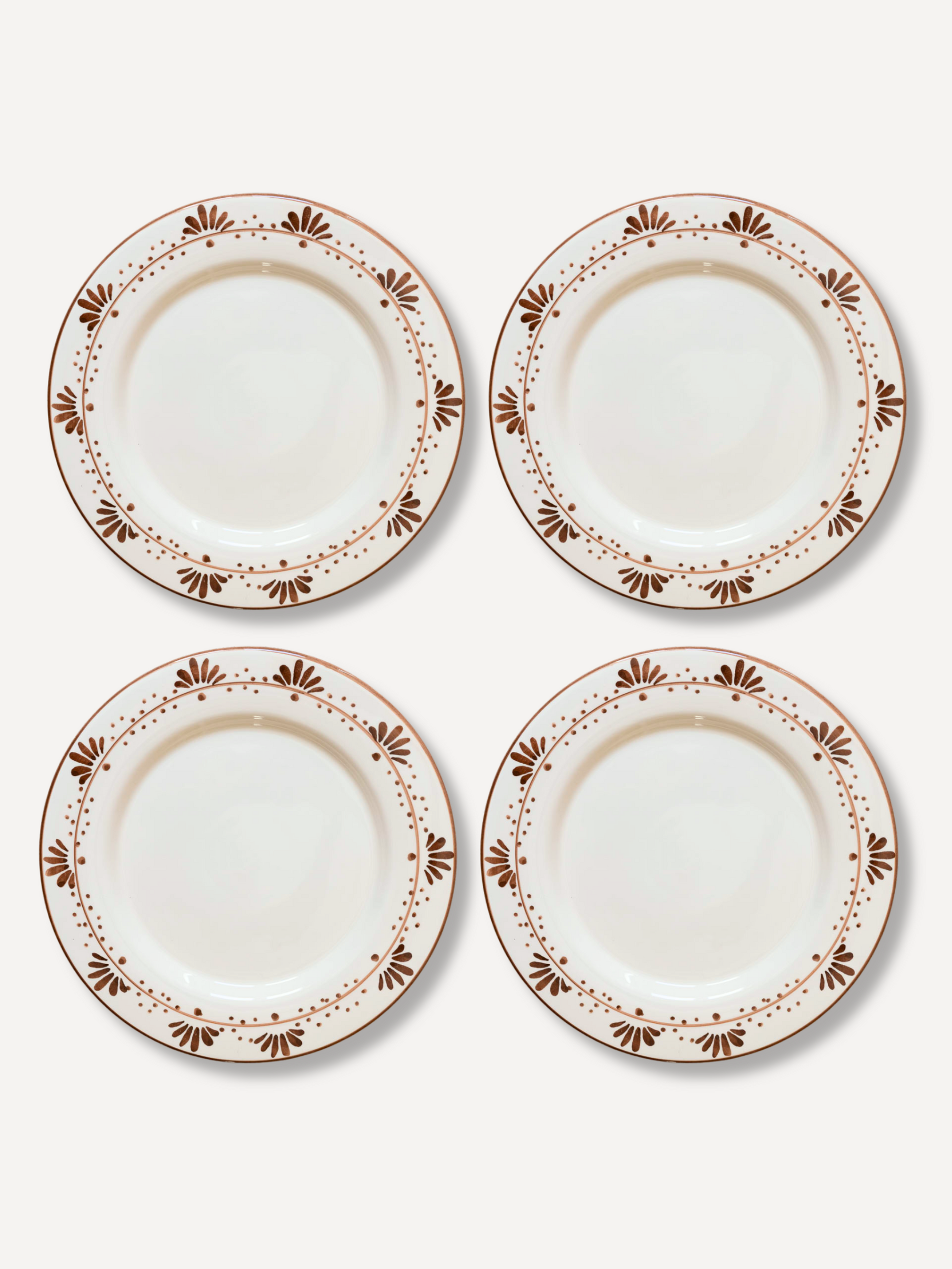 Teresa Hand-Painted Dinner Plate - Valsa Home- Tableware