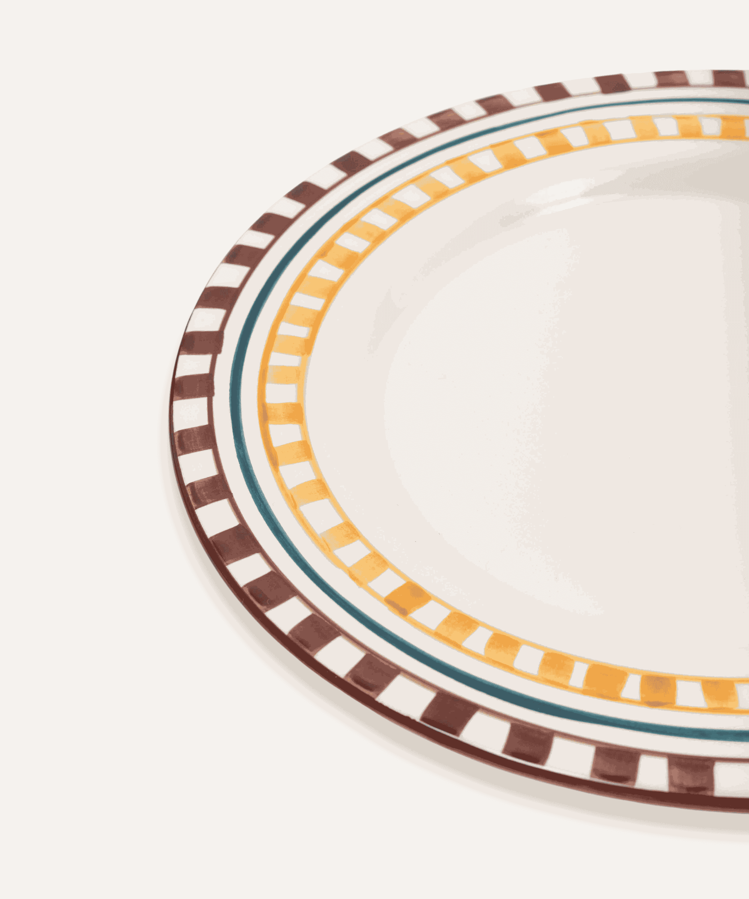 Charlotte Hand-Painted Dinner Plate - Set of 4