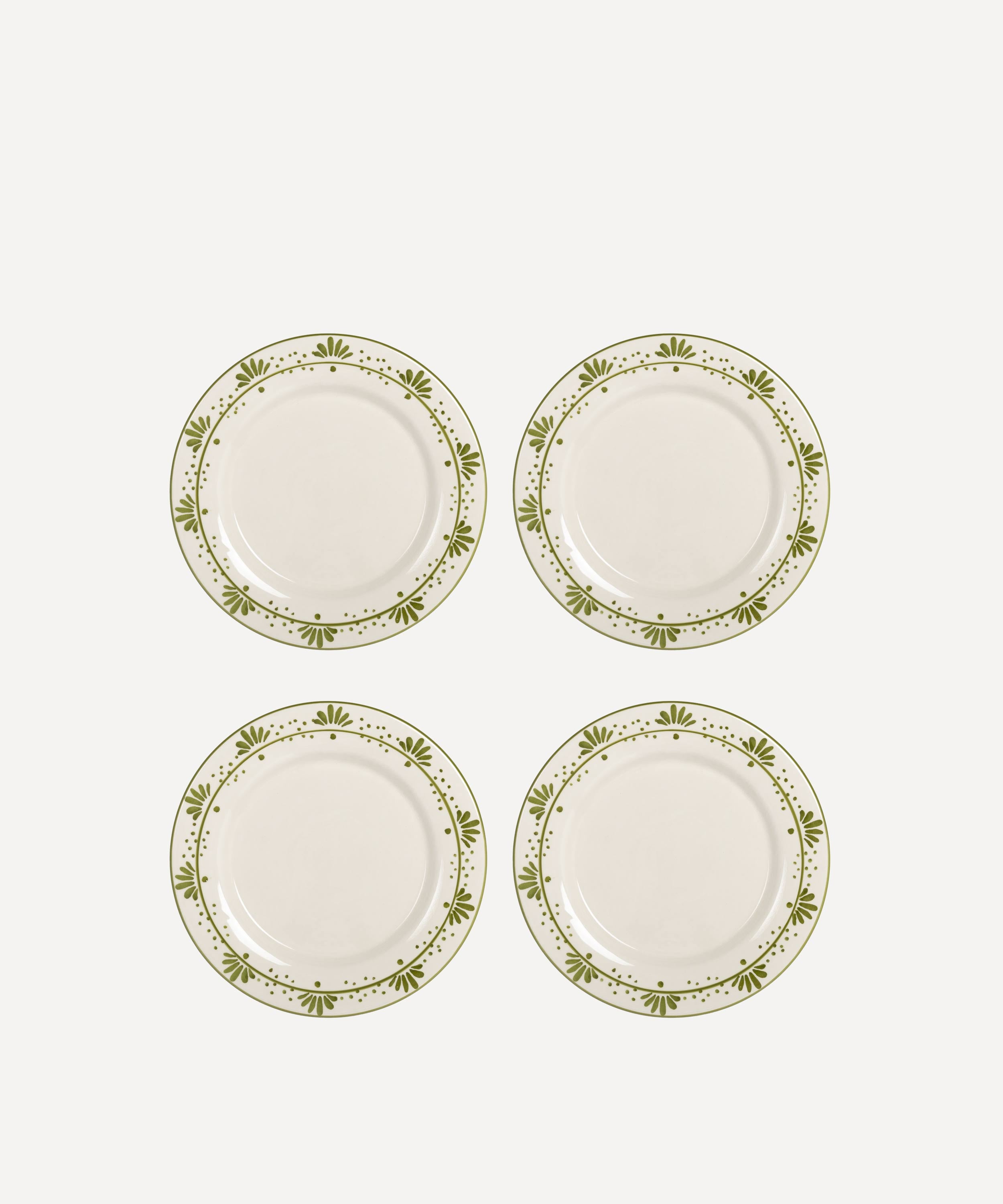 Sina Hand-Painted Dinner Plate - Set of 4