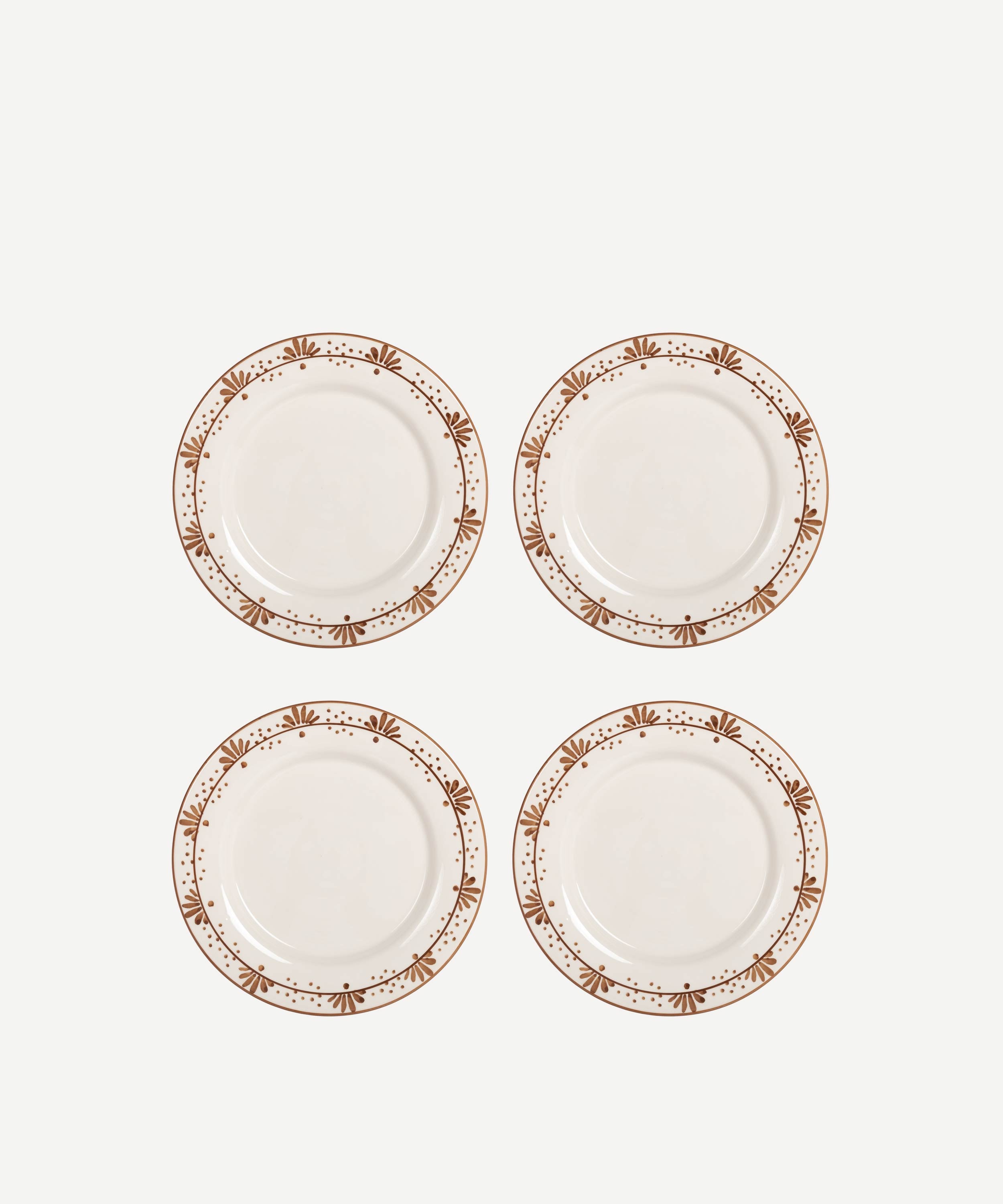 Teresa Hand-Painted Dinner Plate - Set of 4