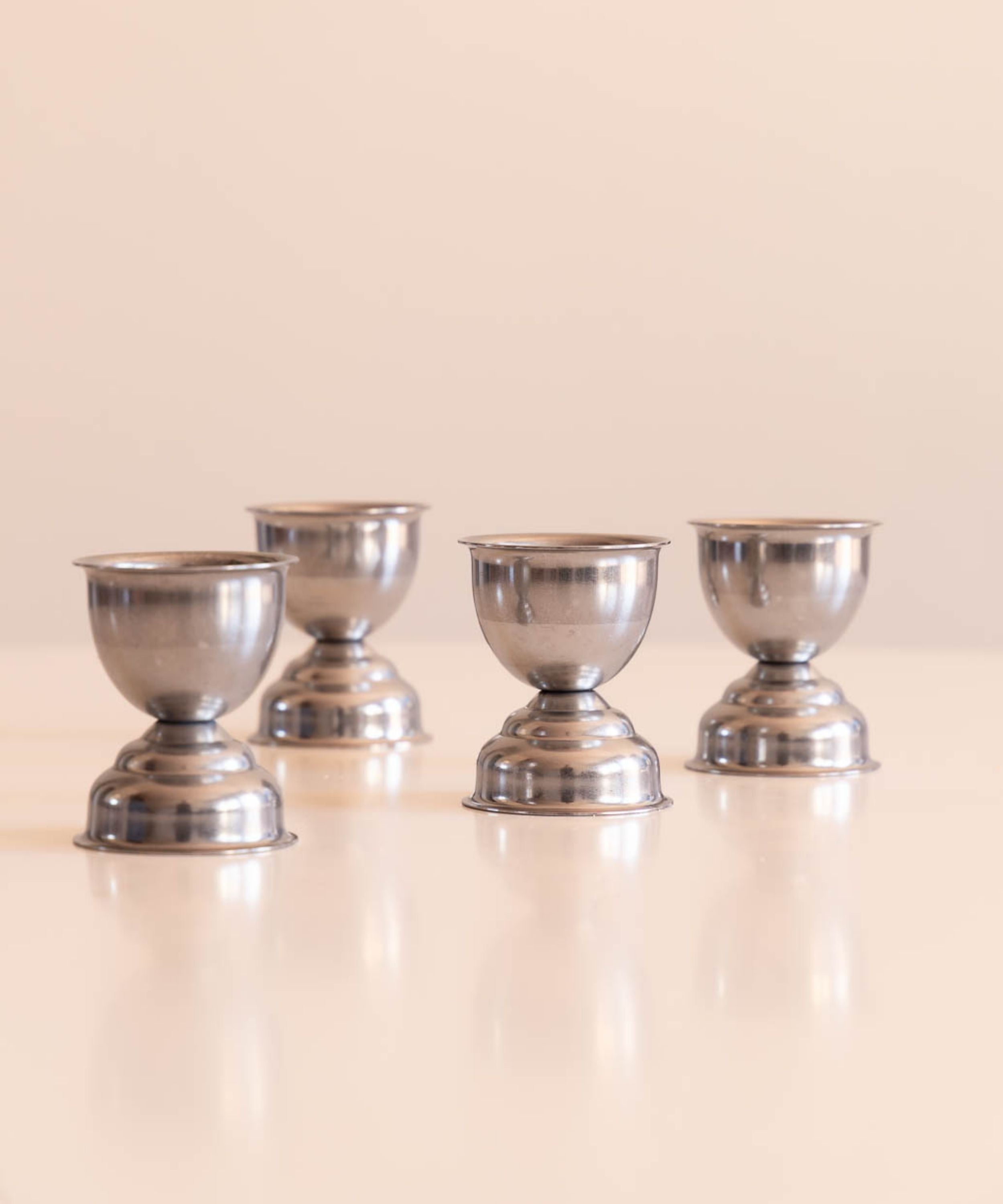 Stainless Steel Egg Cup - Set of 4