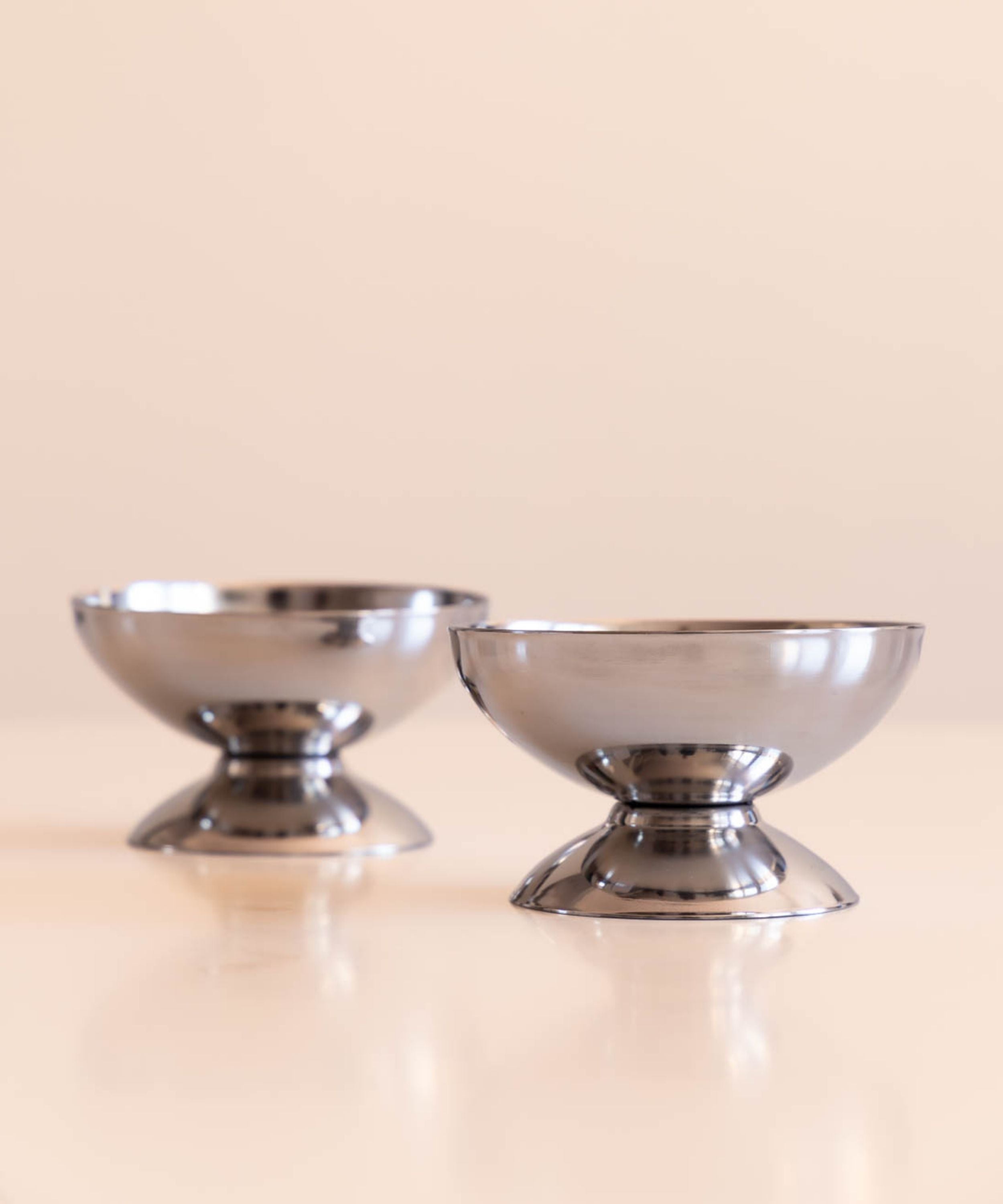 Stainless Steel Ice Cream Cup - Set of 4