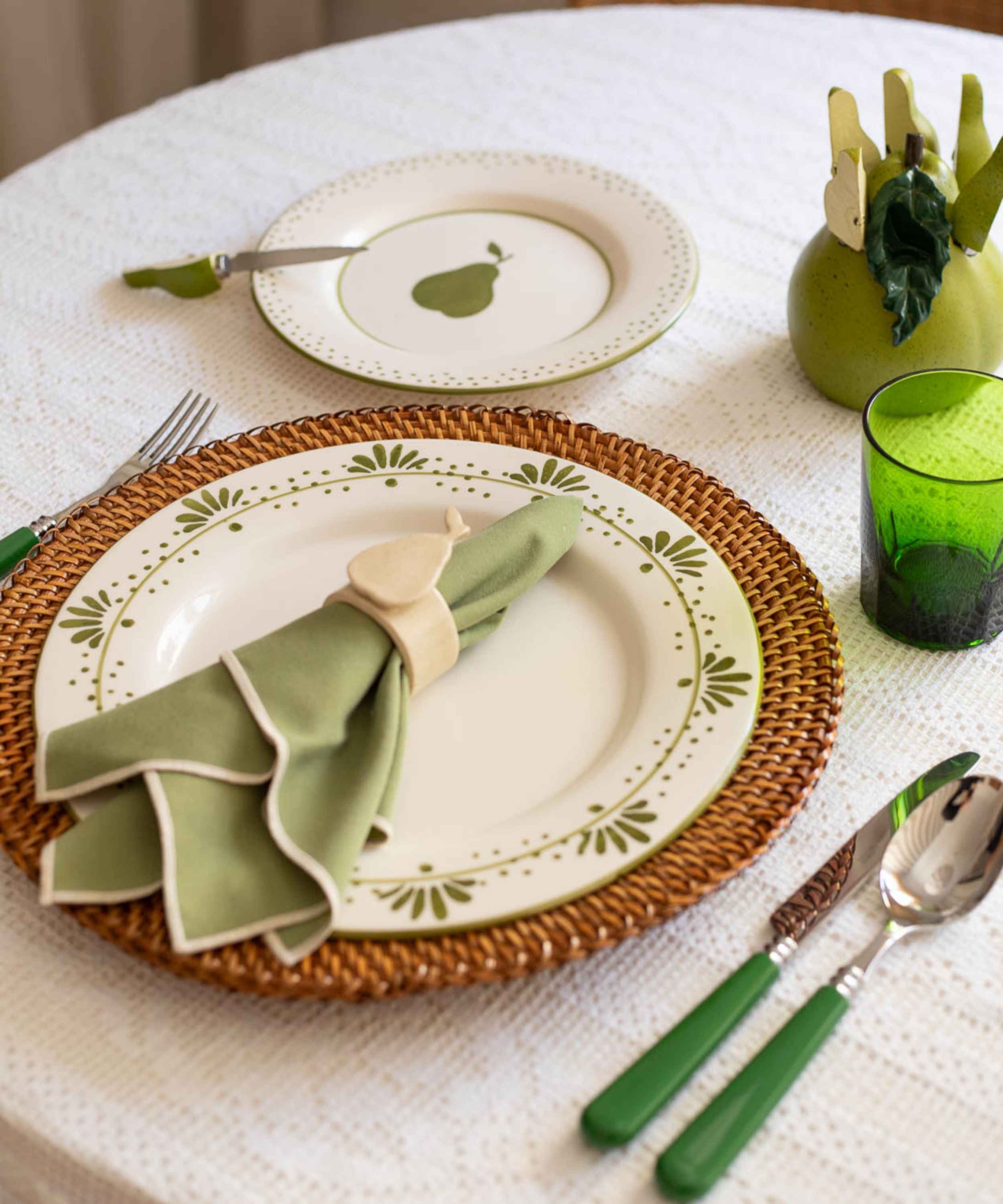 Sina Hand-Painted Dinner Plate - Set of 4