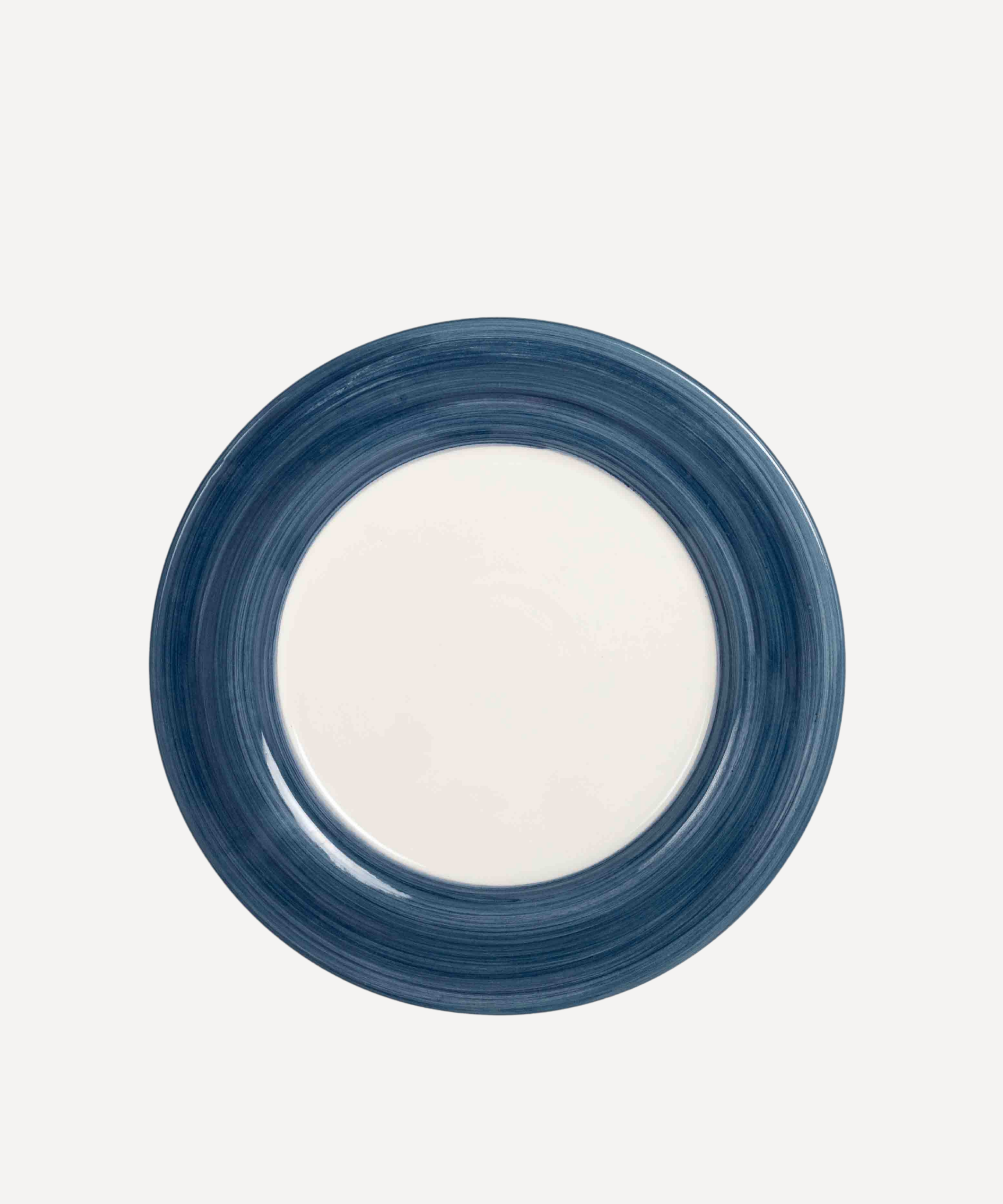 Classic Blue Hand-Painted Dinner Plate - Set of 4