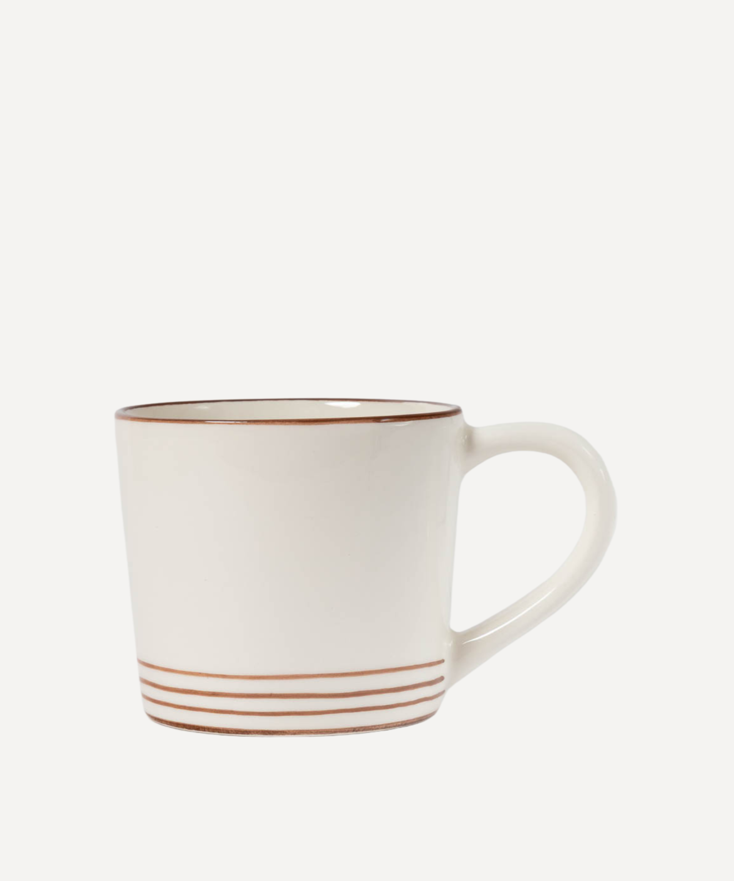 Breakfast Hand Painted Cappuccino Mug - Set of 2