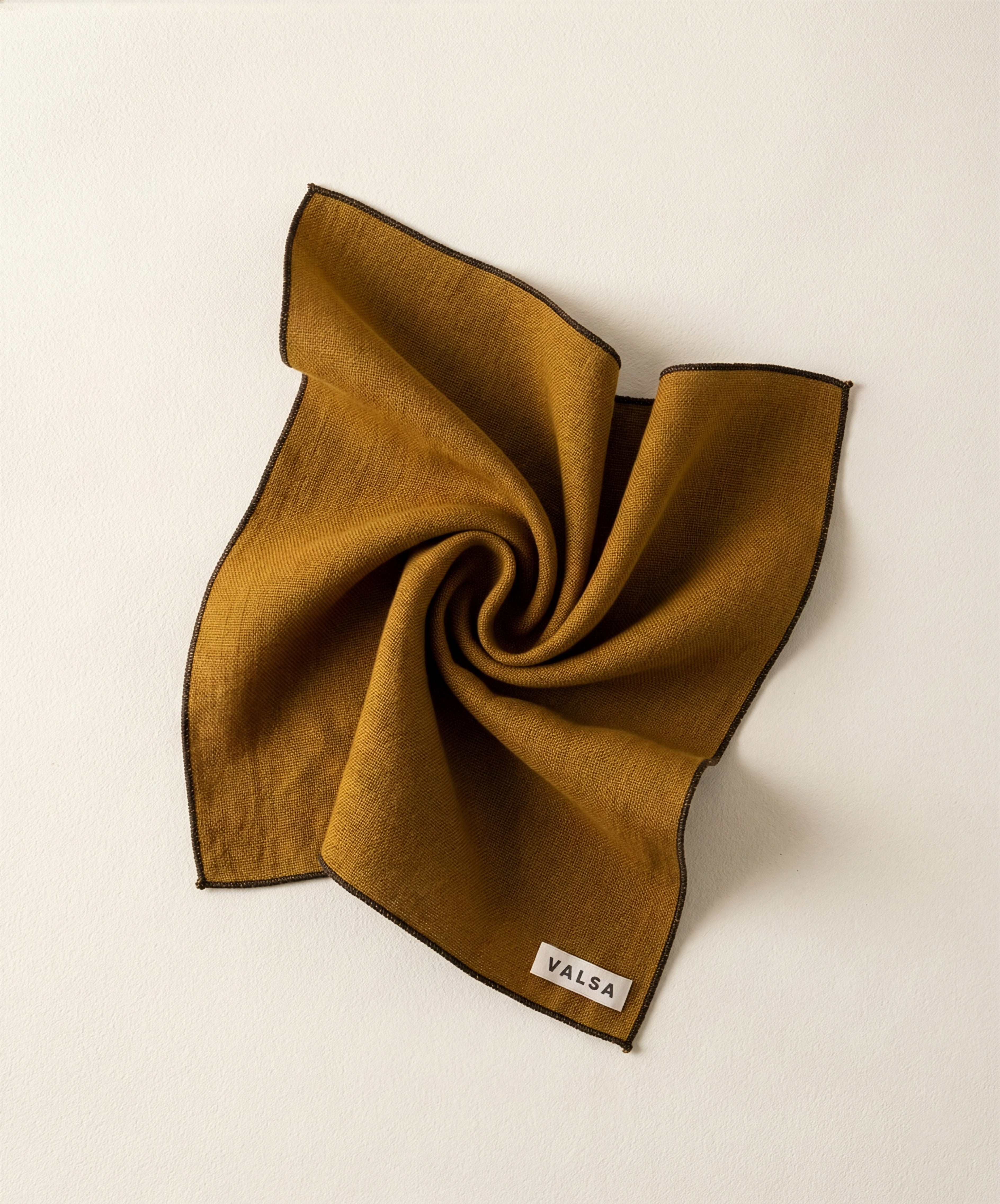 Set of 4 Linen Napkins - Turmeric