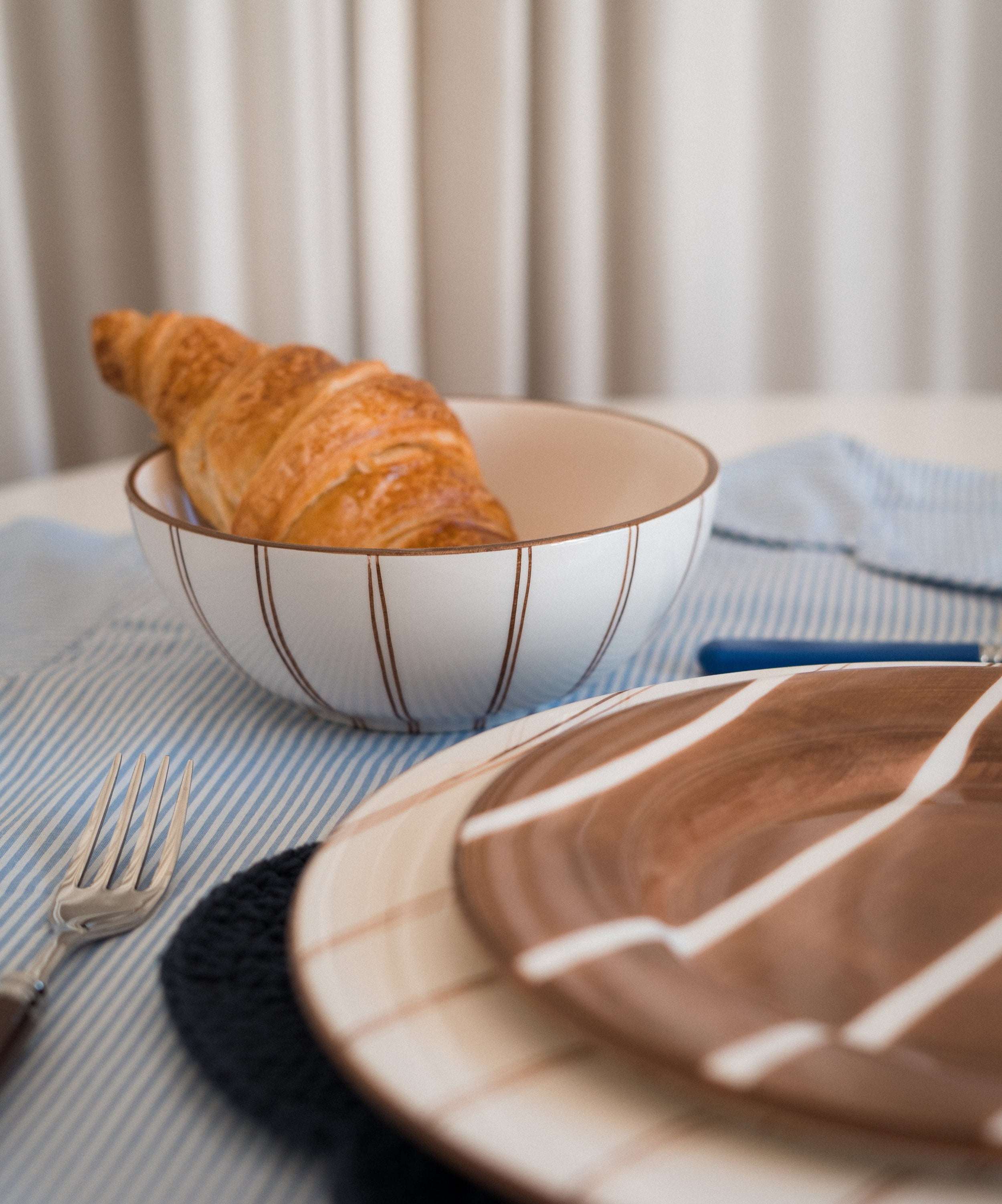 Pajama Hand Painted Cereal Bowl - Set of 2