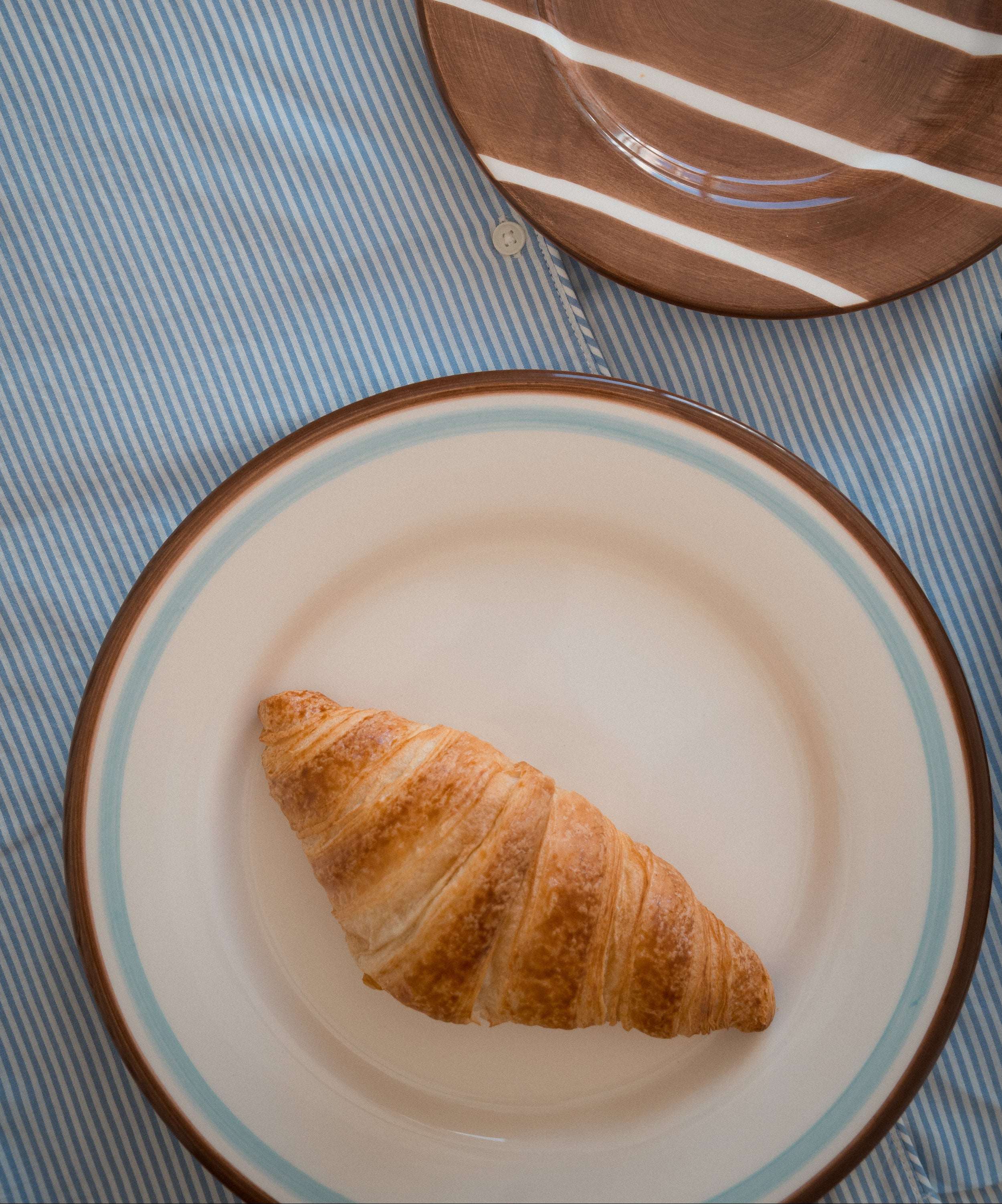 Breakfast Hand Painted Dinner Plate - Set of 4