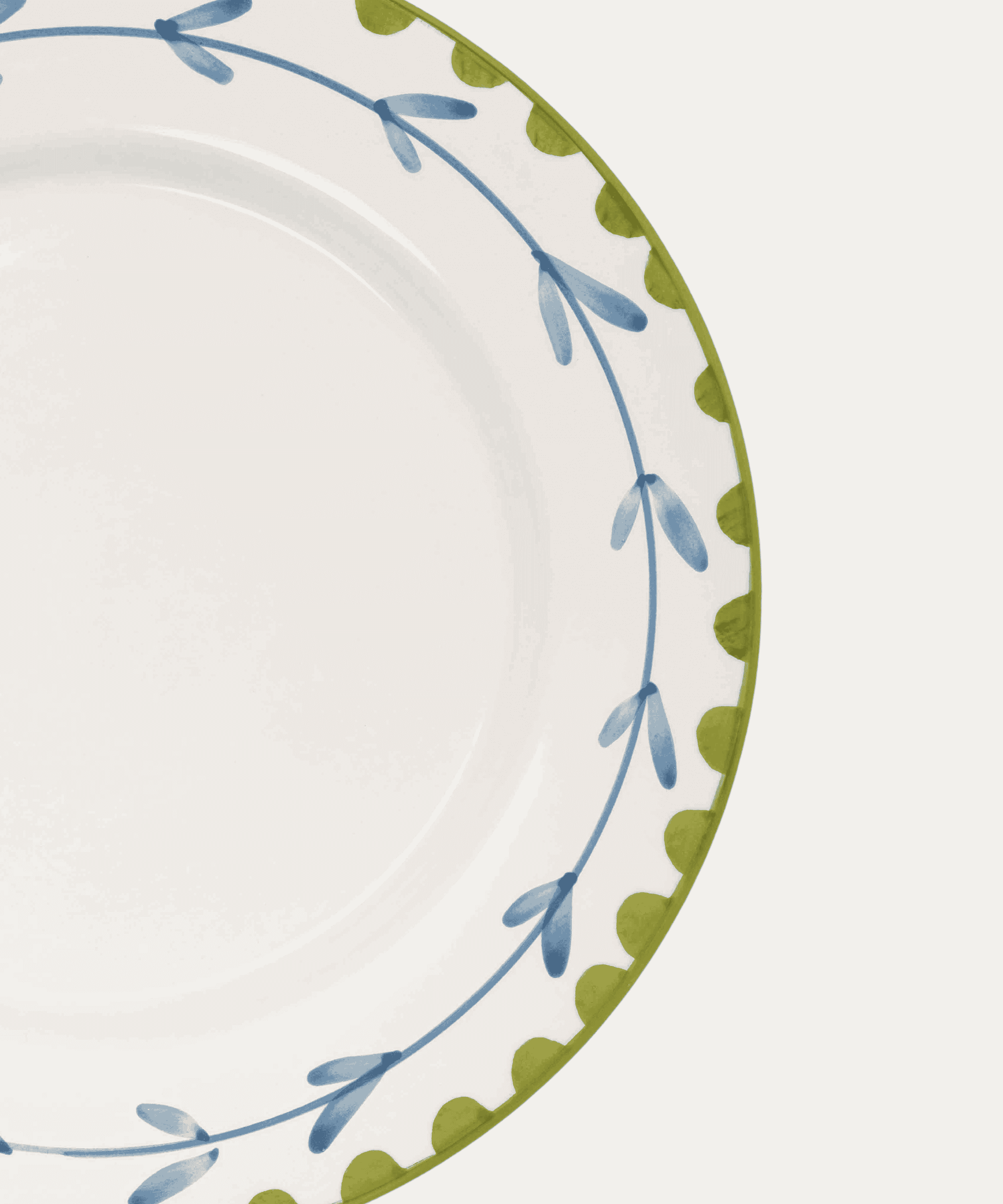 Banana Hand-Painted Dinner Plate - Set of 4