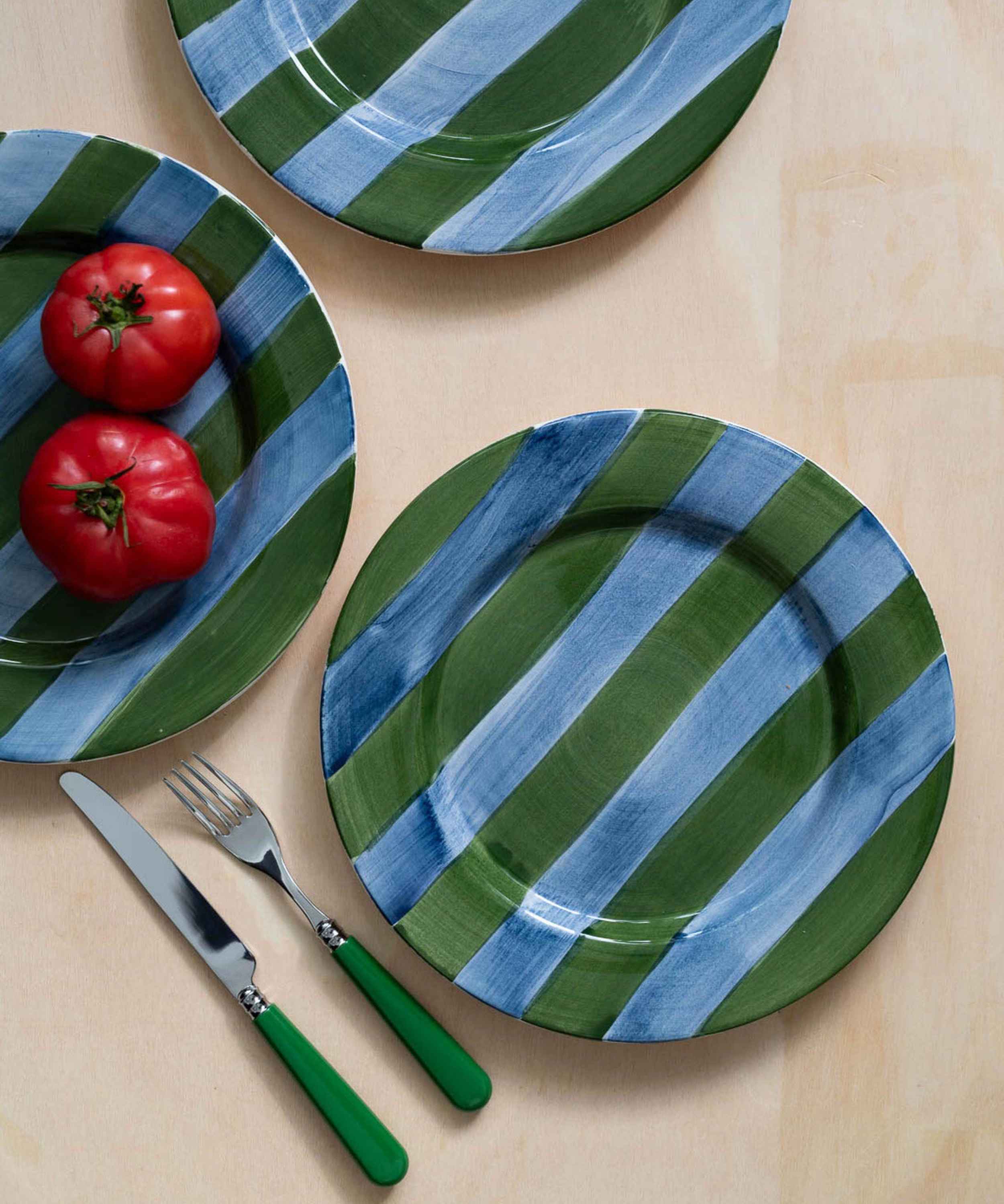 Clarice Hand-Painted Dinner Plate - Set of 4