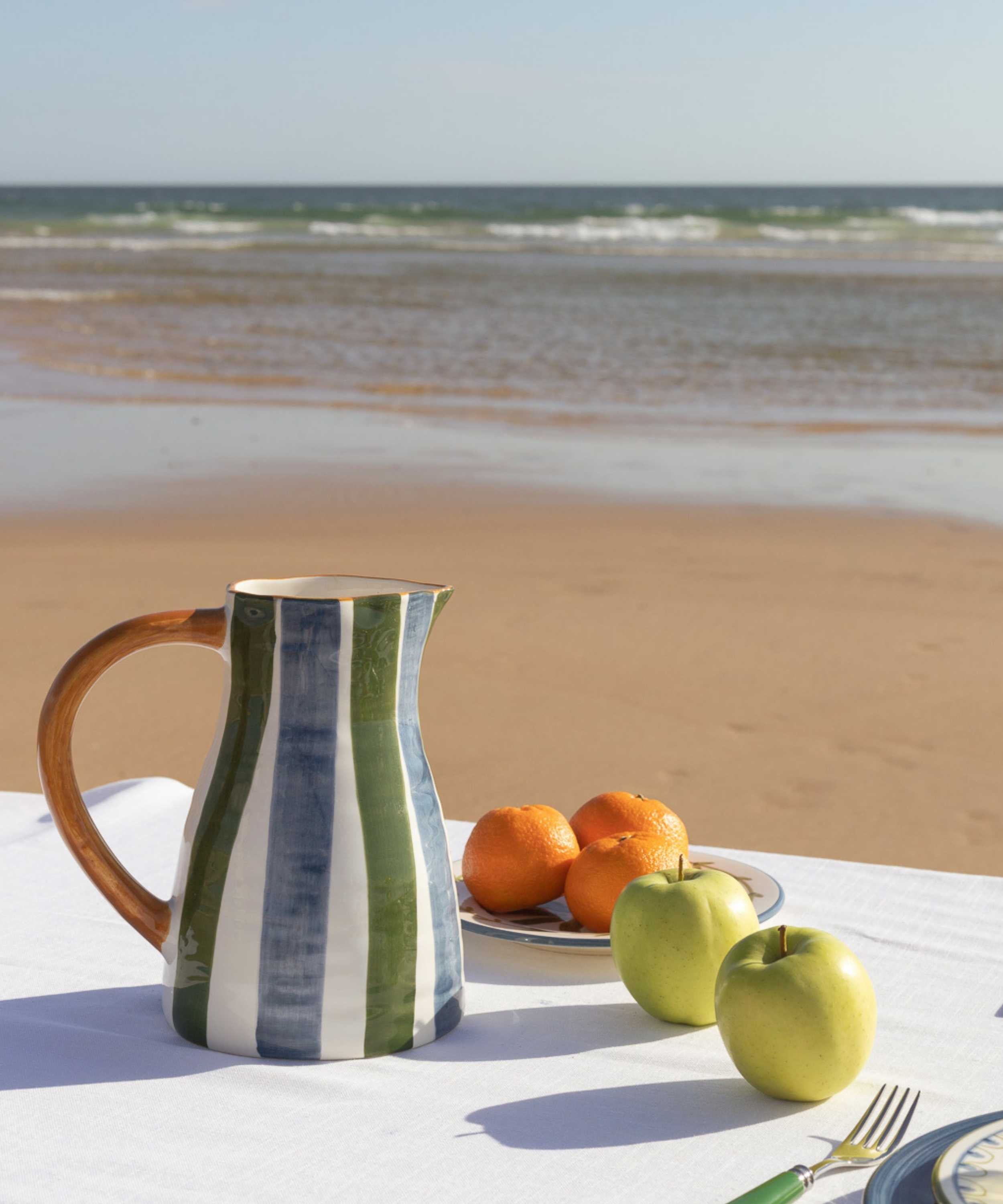 Lapa Hand Painted Ceramic Jug - 2L