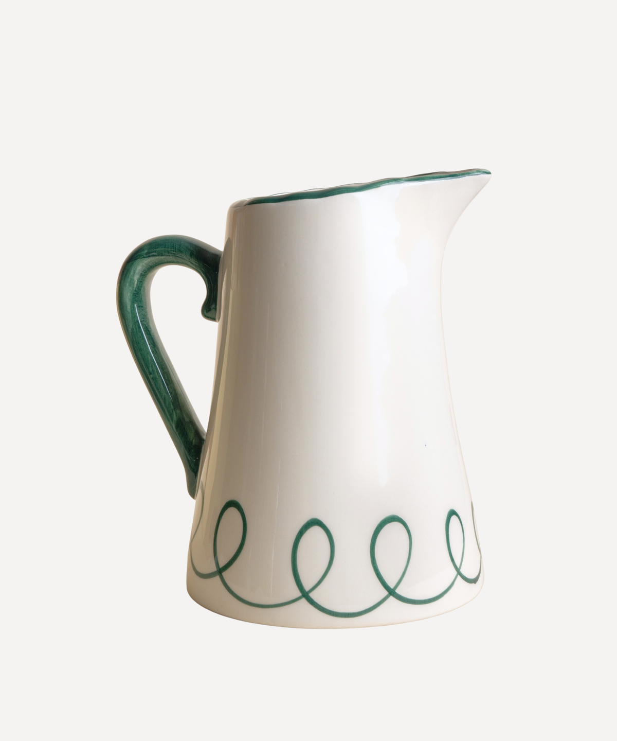 House Pour Pitcher, Valsa by Zoë Feldman, on white background
