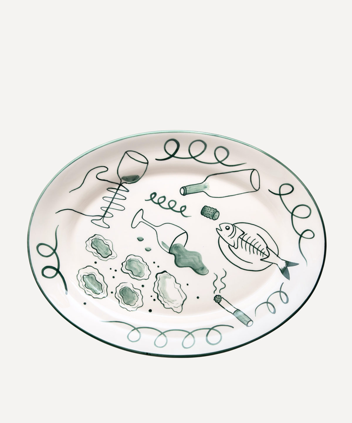 Aftermath Platter, Valsa by Zoë Feldman, on white background