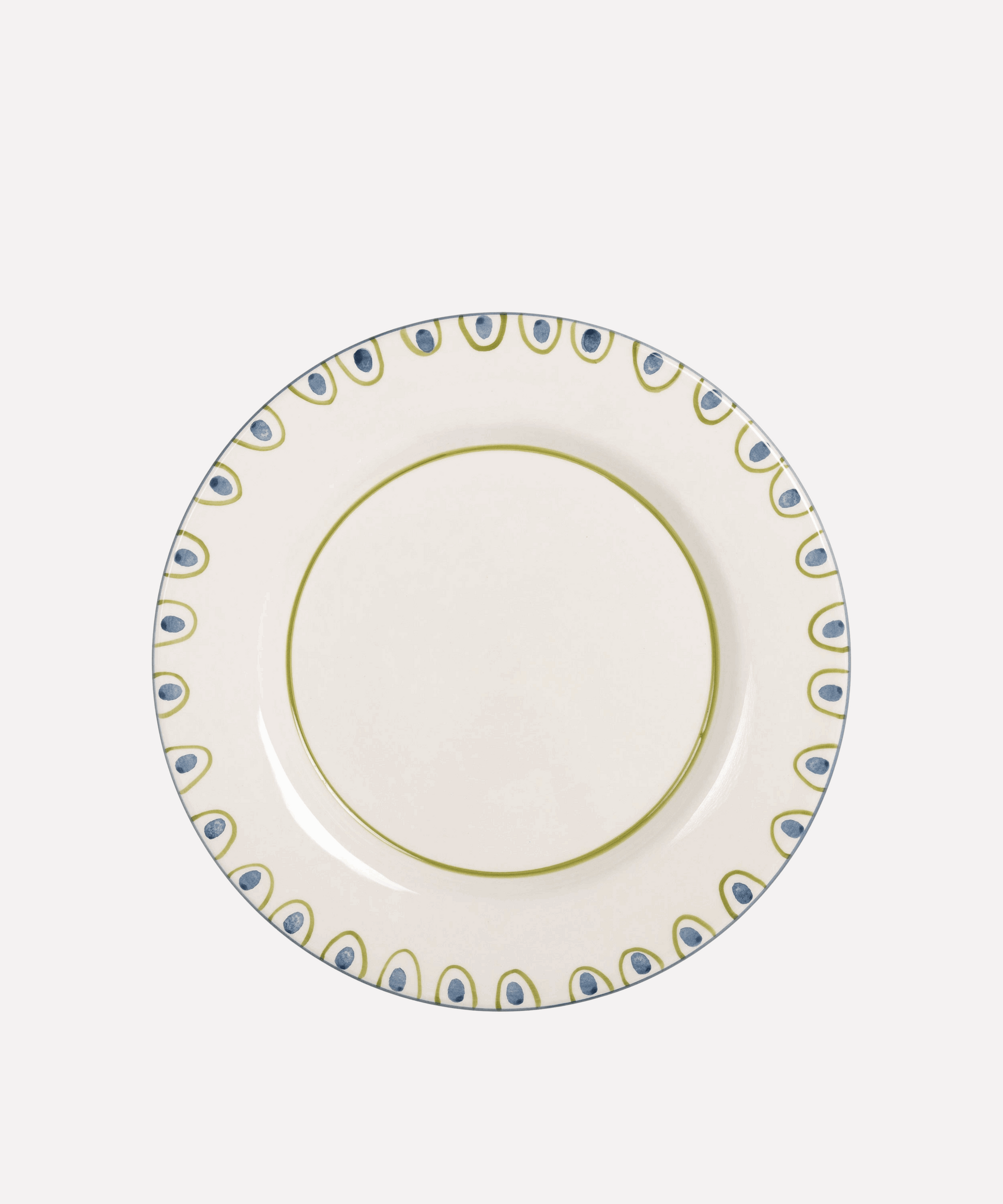 Coconut Hand-Painted Dinner Plate - Set of 4 - Set of 4