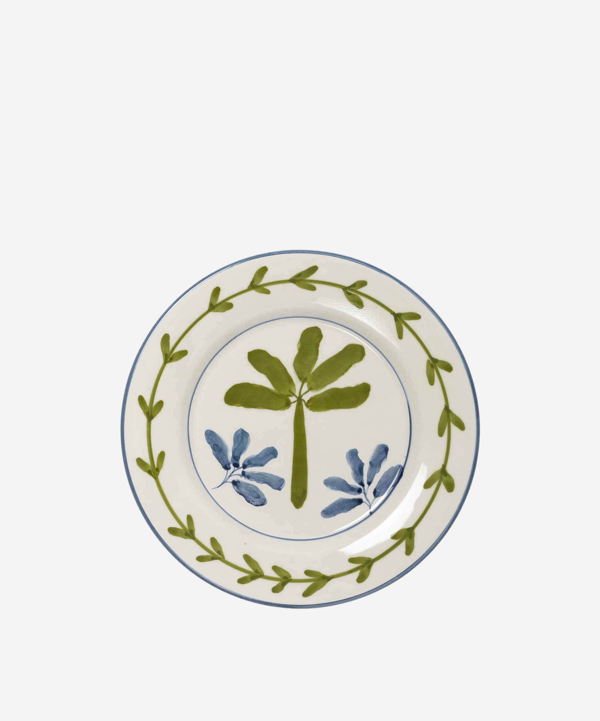 Bananeira Hand-Painted Salad Plate - Set of 4