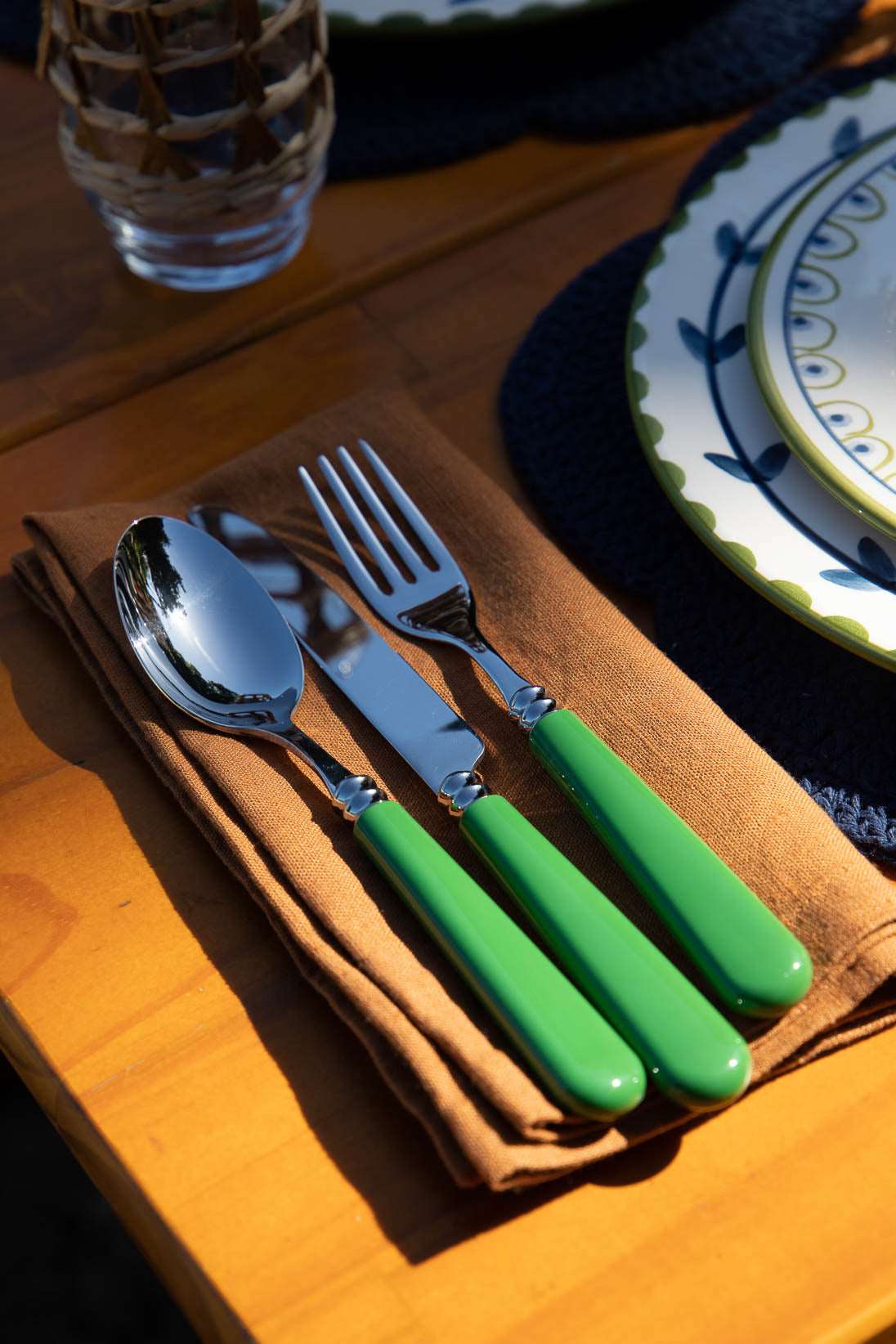 Dinner Colorful Cutlery Set - 12 pieces